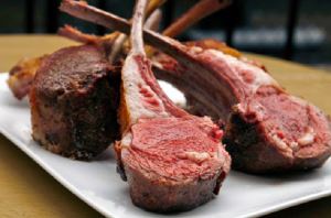 Grilled Lamb Rack