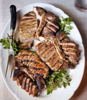 Herb Garlic Pork Chops