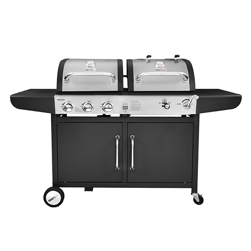 ROYAL GOURMET® ZH3002 PREMIUM 3-BURNER GAS / CHARCOAL GRILL COMBO
