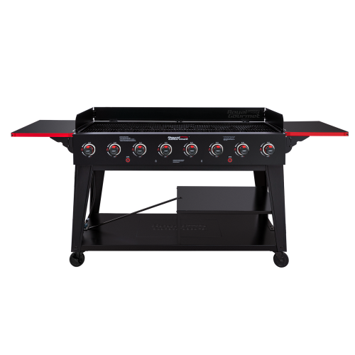 Royal Gourmet GAS 4-Burner Portable Flat Top Grill and Griddle Combo with Folding Legs, 48,000 BTU, for Outdoor Cooking, GD403