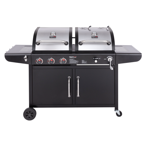 ROYAL GOURMET® ZH3002N PREMIUM 3-BURNER GAS / CHARCOAL GRILL COMBO 