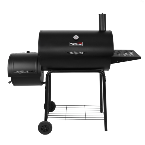 ROYAL GOURMET® CC1830R 30-INCH CHARCOAL BARREL GRILL WITH OFFSET SMOKER