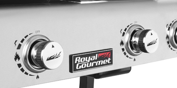 Royal Gourmet 4-Burner GD401 Portable Flat Top Gas Grill and